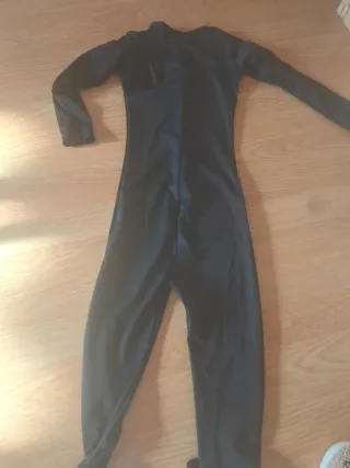 Tuta in lycra per bambini nero. Carnevale