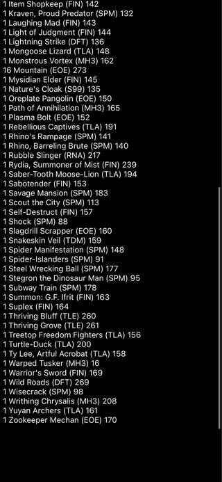 Mazo Commander Gruul 3 Comandantes