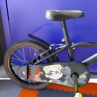 bicicleta btwin 14p negra