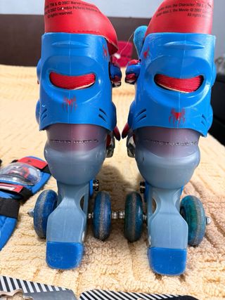 Patines Spiderman Oxelo Talla Ajustable