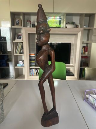 Statua in legno figura tribale