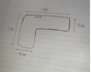 Tablero de mesa en L