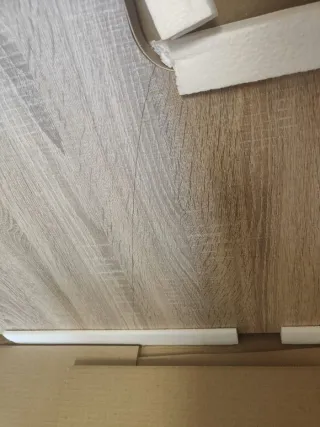 Tablero de mesa en L