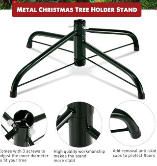 Soporte Metálico para Árbol de Navidad