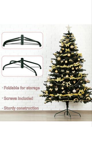 Soporte Metálico para Árbol de Navidad