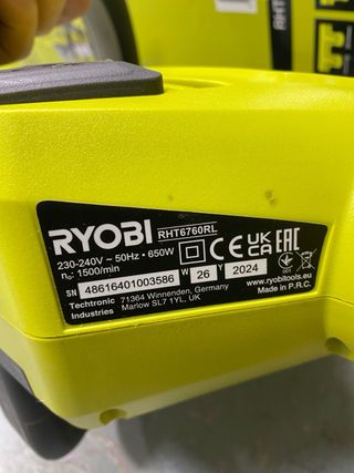 Cortasetos Elétrico Ryobi 650W