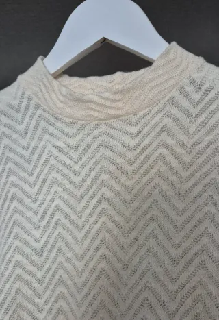 Jersey Slowlove. Crema. 100% algodón.