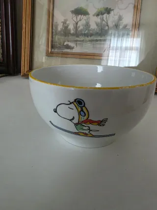 Tazza Snoopy Sciatore 1958 Porcellana