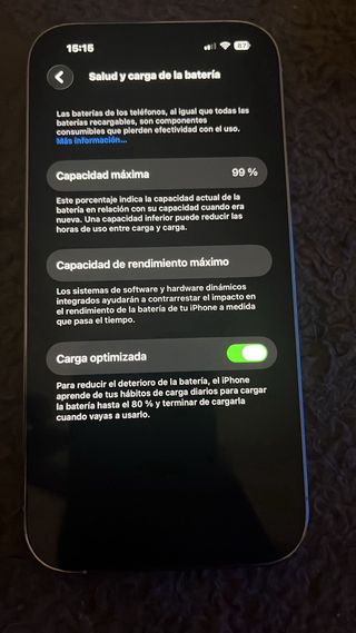 iPhone 14 Pro- 128GB- Plata- Bateria a 99%