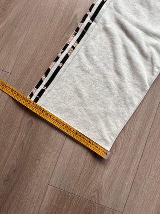 Adidas Joggers Grises Corte Recto Oversize