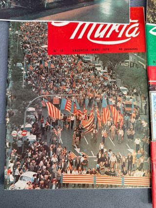 LOTE OCHO NUMEROS REVISTA MURTA VALENCIA AÑOS 70