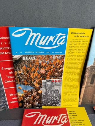 LOTE OCHO NUMEROS REVISTA MURTA VALENCIA AÑOS 70