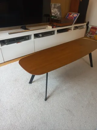 Mesa de centro madera y metal