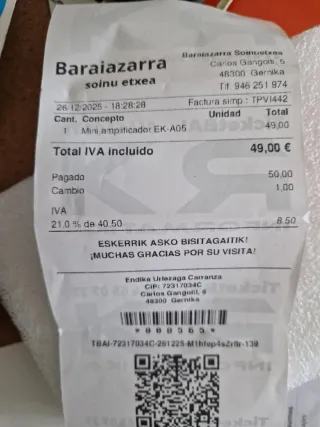 Guitarra Eléctrica Academy + Ampli EK A05 nuevo