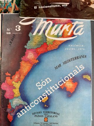 LOTE SIETE NUMEROS REVISTA MURTA VALENCIA AÑOS 70