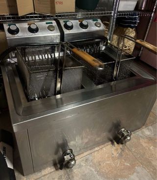 Freidora Industrial Doble