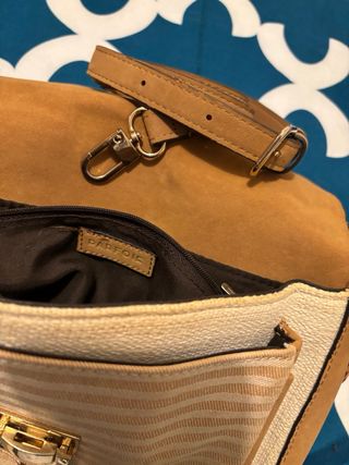 Bolso Parfois Beige y Marrón