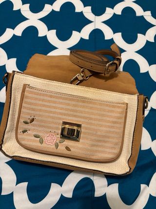 Bolso Parfois Beige y Marrón