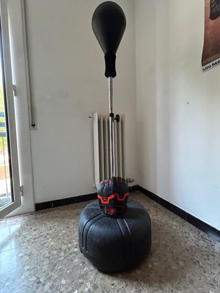 Punching Ball de boxeo y MMA y guantes