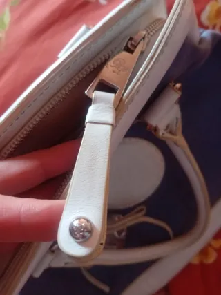 Bolso Bimba y Lola azul y blanco