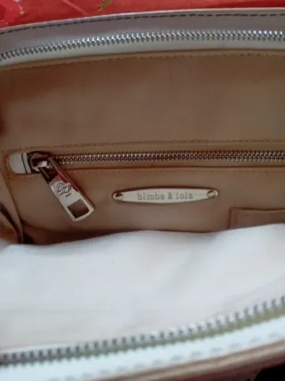 Bolso Bimba y Lola azul y blanco