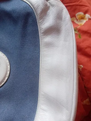 Bolso Bimba y Lola azul y blanco