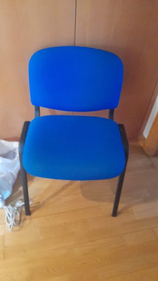 2 Sillas de Oficina Azul