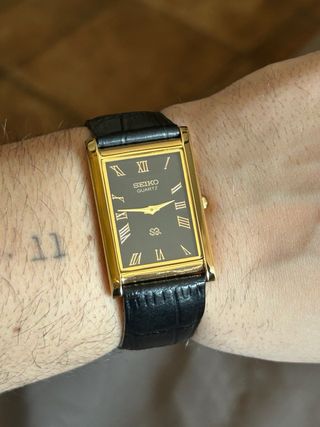 Reloj Seiko Quartz Rectangular.