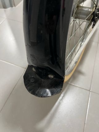 Bicicleta Chopper Vintage Negra