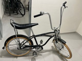 Bicicleta Chopper Vintage Negra