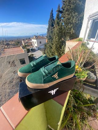 Zapatillas Fallen Bomber Verde/Goma Talla 39