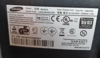 Monitor Pc sobremesa Samsung SyncMaster 8224W