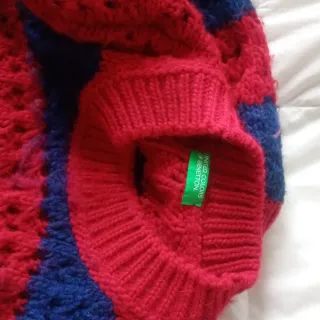 Maglione Benetton Misto Lana Taglia M