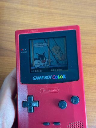 Console GameBoy Color - Rosso - Testato e Funziona