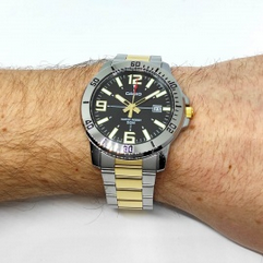 Orologio Casio oro e argento