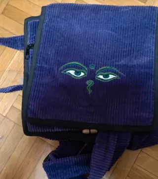 2 Borse tracolla con occhi