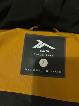 Chaqueta acolchada bicolor