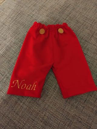 Costume Pinocchio con ricami (personalizzato)