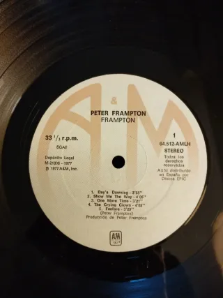 Vinilo Peter Frampton - Frampton. 1977