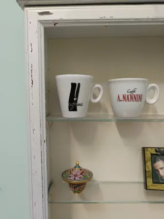 Vetrina 3 ripiani stile Shabby Chic