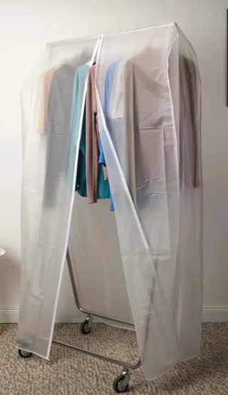 Copri stender trasparente in plastica