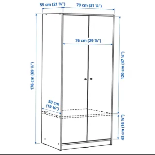 Armario Ikea 2 puertas