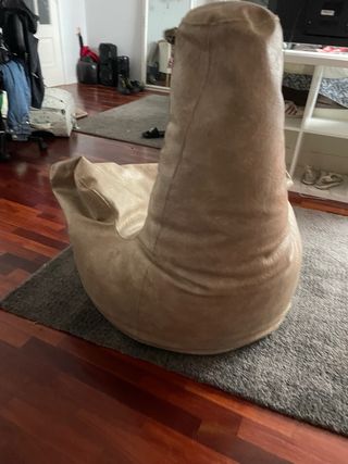 Puf Beige Pelle Sintetica