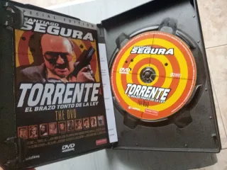 Santiago Segura autógrafo Torrente dvd firmado