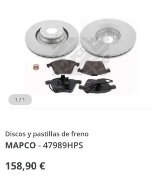 Discos de freno delanteros Audi A6 V.3