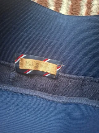 Falda plisada Bershka Y2K azul talla S