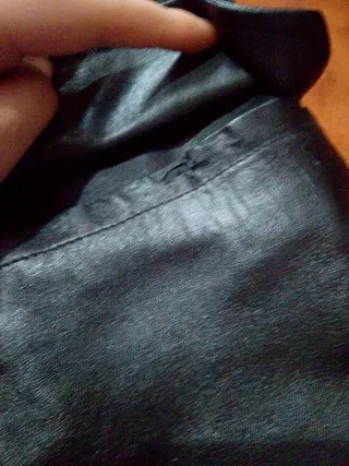 Giacca in pelle uomo con cappuccio