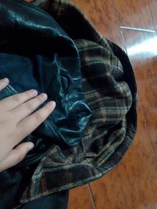 Giacca in pelle uomo con cappuccio