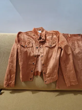 Completo vintage arancione tg 44 italiana