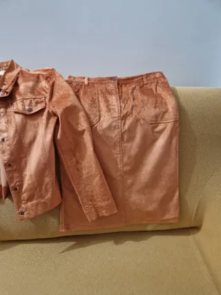 Completo vintage arancione tg 44 italiana